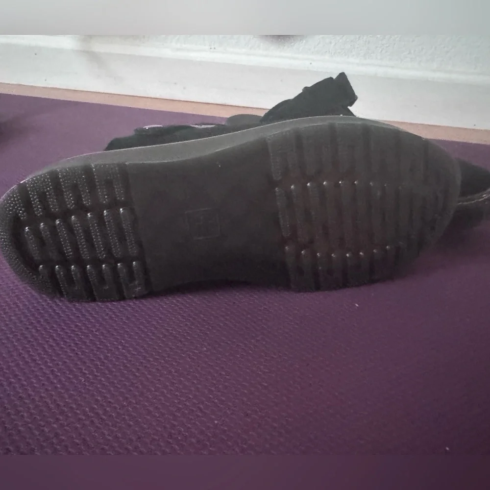 Dr. Martens Black Suede Slip-On Shoes - Picture 4 of 5